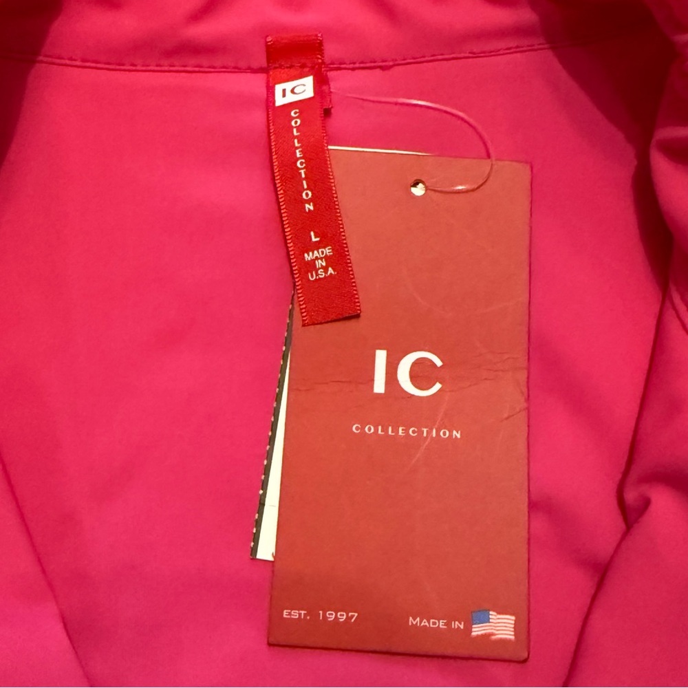IC COLLECTION Jacket- 8420J- PINK Size L - Picture 7 of 12